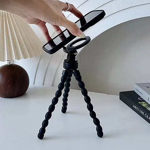 Magsafe Magnetic Tripod for Smartphones - Flexible Octopus Mini Stand with Universal Phone Holder Mount for Stable Adsorption