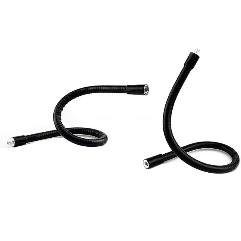 Flexible Gooseneck Camera Mount Arm with 1/4" Male to Female Thread, 20-50cm Length, for Tripods, Live Streaming, Video Recording, Photography thumbnail 2