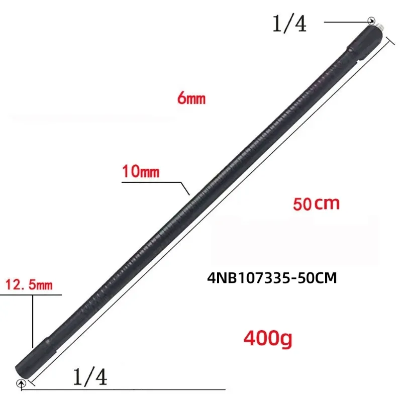 Flexible Gooseneck Camera Mount Arm with 1/4" Male to Female Thread, 20-50cm Length, for Tripods, Live Streaming, Video Recording, Photography showcase 7