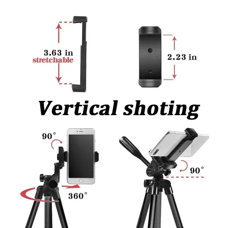 Portable Cellphone Tripod Stand with Flexible Legs - Universal Mobile Phone Holder for Selfie, Photography, and Video Recording showcase 7