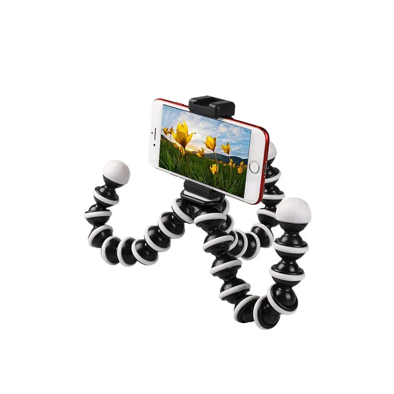 Octopus Flexible Tripod Stand for Smartphone, DSLR, Camera - Portable, Adjustable Legs, Universal 1/4" Screw Mount for Photography & Videography thumbnail 6