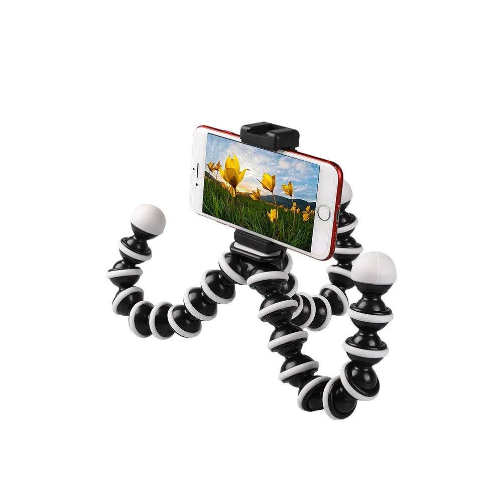 Octopus Flexible Tripod Stand for Smartphone, DSLR, Camera - Portable, Adjustable Legs, Universal 1/4" Screw Mount for Photography & Videography showcase 3