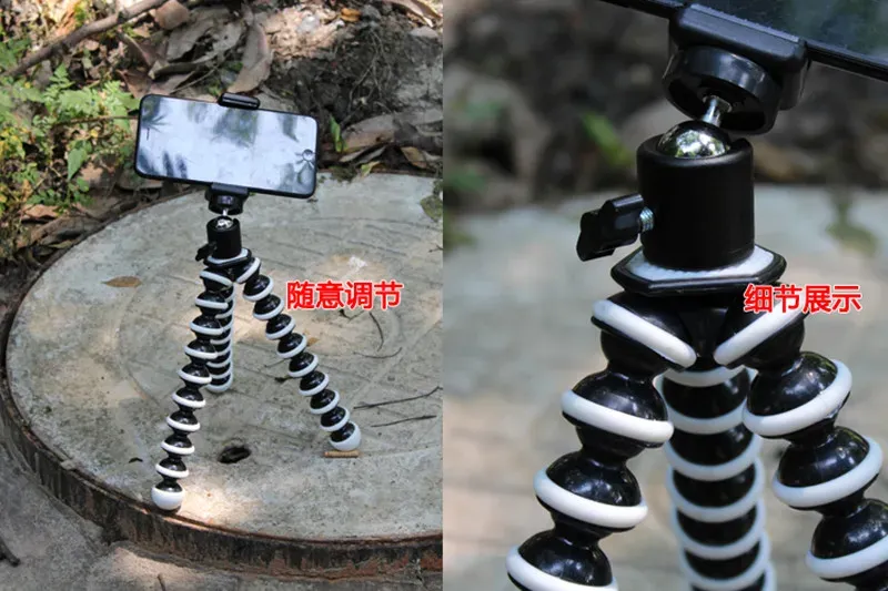 Octopus Flexible Tripod Stand for Smartphone, DSLR, Camera - Portable, Adjustable Legs, Universal 1/4" Screw Mount for Photography & Videography showcase 11