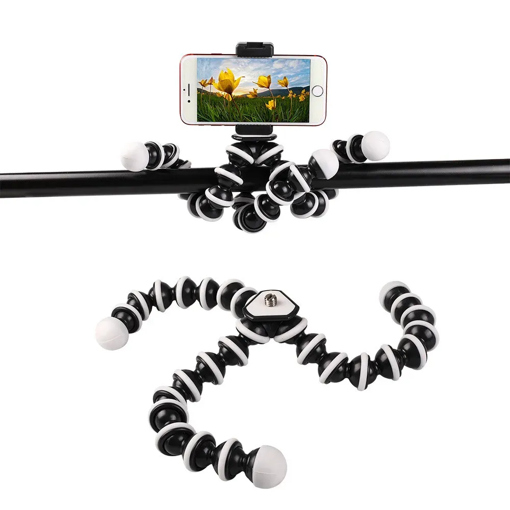 Octopus Flexible Tripod Stand for Smartphone, DSLR, Camera - Portable, Adjustable Legs, Universal 1/4" Screw Mount for Photography & Videography showcase 4