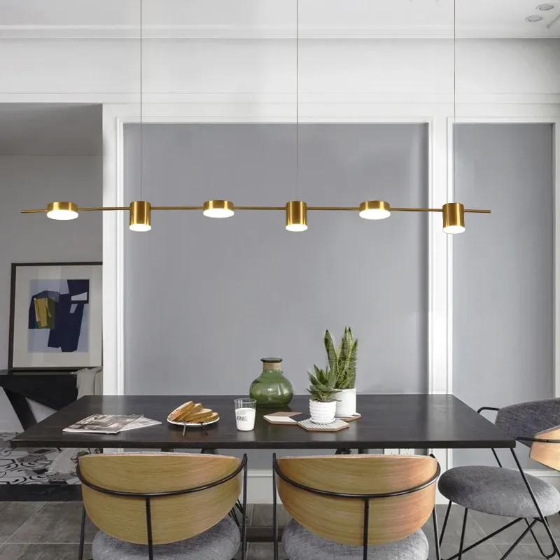 Modern LED Chandelier for Living Room, Dining, Kitchen - Dimmable Smart Pendant Light with Adjustable Color Temperature (Warm, Cool, Neutral) and Remote/App Control showcase 1