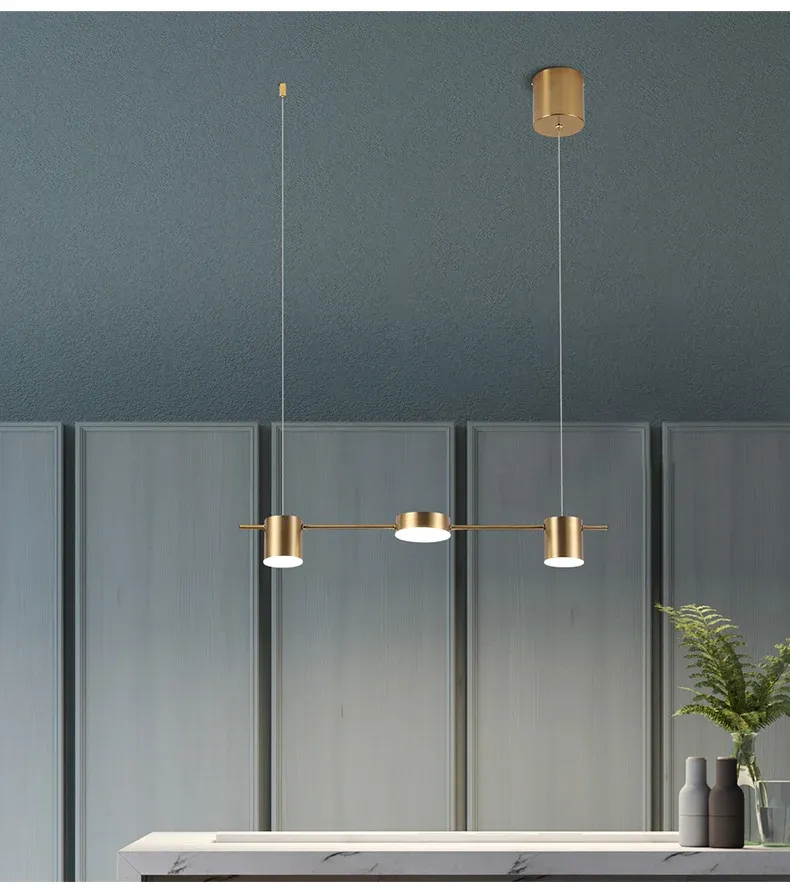 Modern LED Chandelier for Living Room, Dining, Kitchen - Dimmable Smart Pendant Light with Adjustable Color Temperature (Warm, Cool, Neutral) and Remote/App Control showcase 4