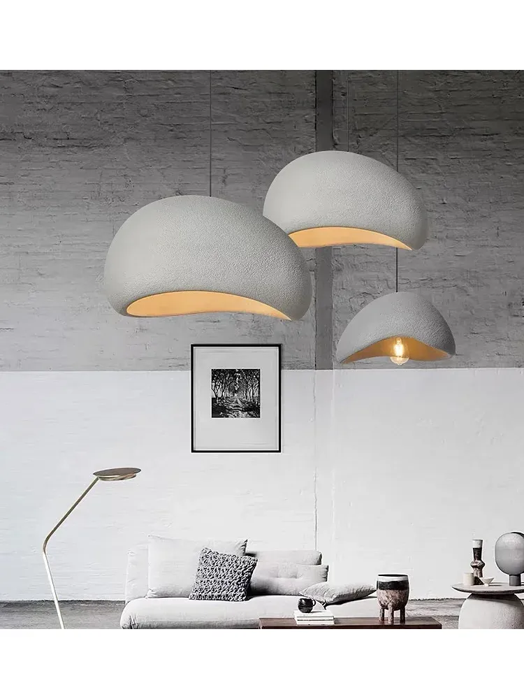 Modern Nordic Wabi Sabi LED Ceiling Chandelier Light Fixture - Elegant Pendant Lamp for Living Room, Bedroom, Dining Room Home Decor showcase 1