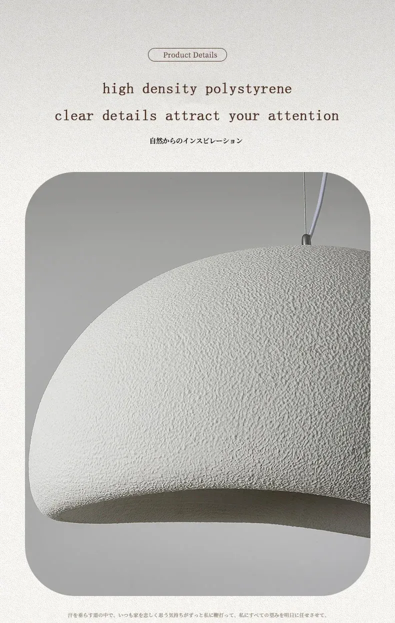 Modern Nordic Wabi Sabi LED Ceiling Chandelier Light Fixture - Elegant Pendant Lamp for Living Room, Bedroom, Dining Room Home Decor showcase 8