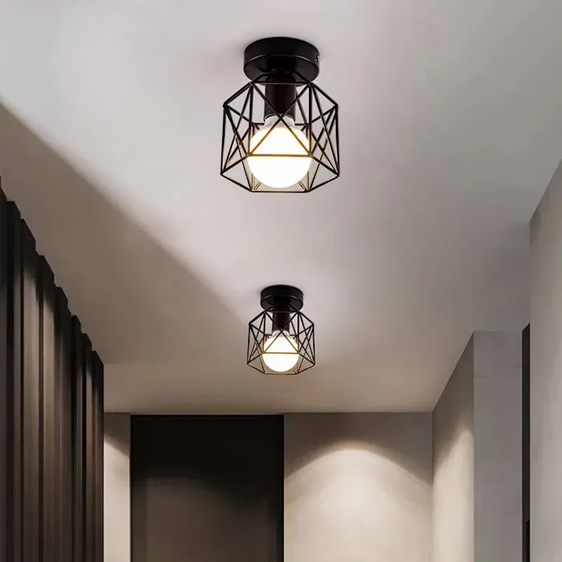 Modern LED Ceiling Light Fixture Round Chandelier E27 Base for Kitchen, Bedroom, Living Room, Bathroom - Sleek Indoor Lighting Solution showcase 5