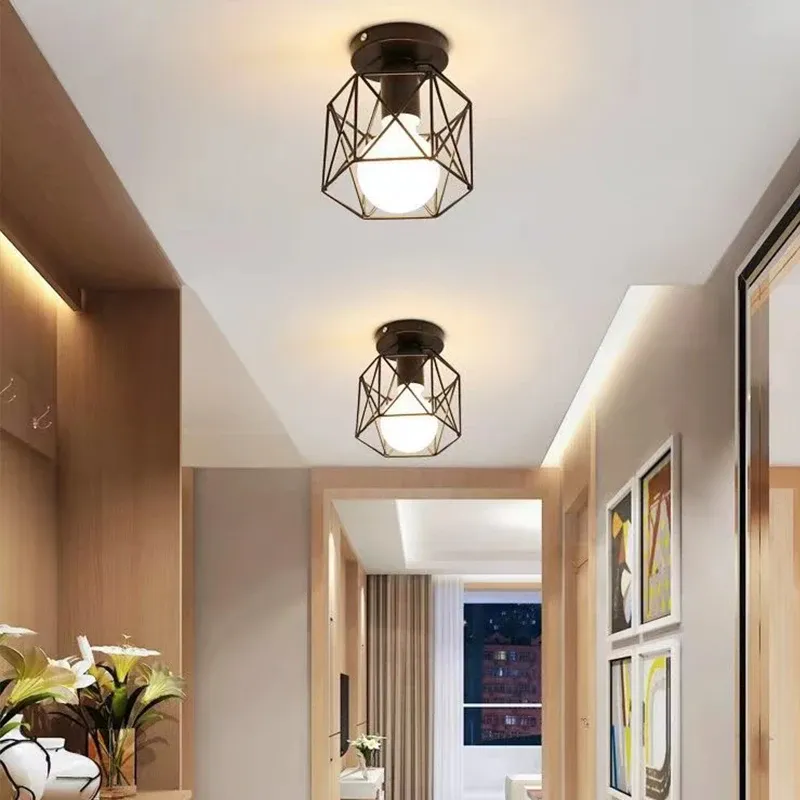 Modern LED Ceiling Light Fixture Round Chandelier E27 Base for Kitchen, Bedroom, Living Room, Bathroom - Sleek Indoor Lighting Solution showcase 4