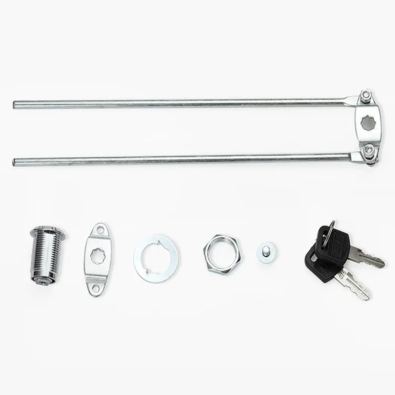 Durable Metal File Cabinet Lock with Aluminum Alloy Core for Office, Locker, Mailbox Security - Secure Connecting Rod Lock thumbnail 6