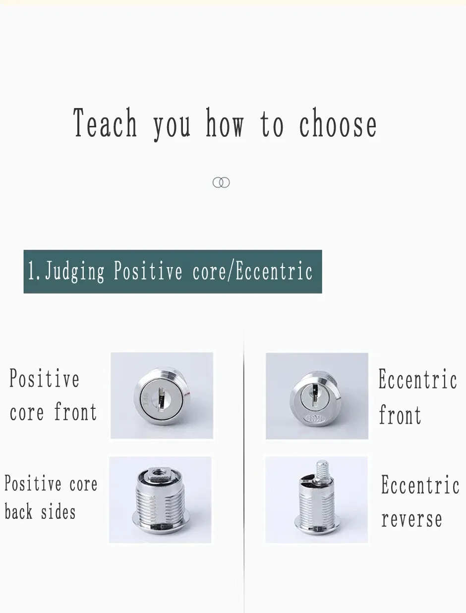 Durable Metal File Cabinet Lock with Aluminum Alloy Core for Office, Locker, Mailbox Security - Secure Connecting Rod Lock showcase 4