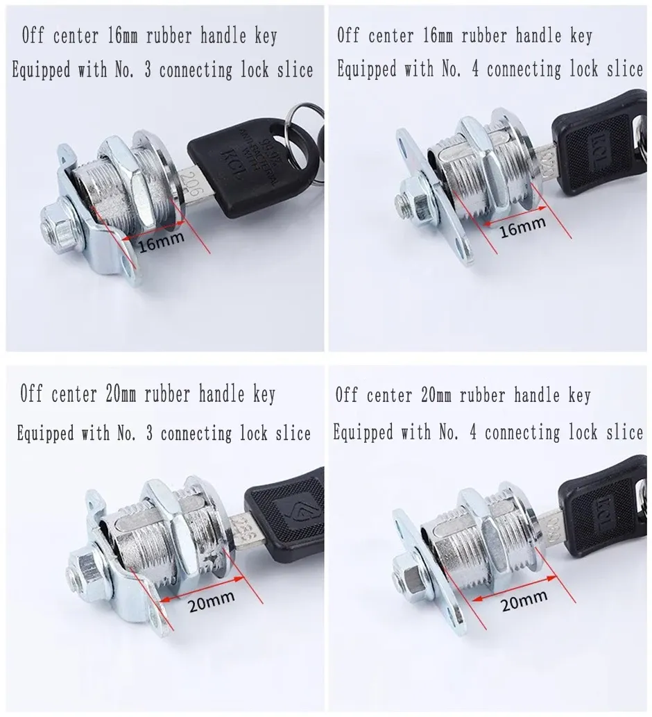 Durable Metal File Cabinet Lock with Aluminum Alloy Core for Office, Locker, Mailbox Security - Secure Connecting Rod Lock showcase 14