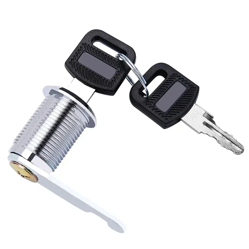 Metal Cylinder Cam Lock with 2 Keys for Cabinets, Lockers, Drawers, Mailboxes, File Cabinets - Available in Same Key or Different Key Options, 16mm thumbnail 6