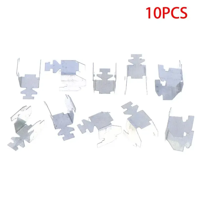 10Pcs Metal Shelf Clips for File Cabinets, Kitchen Cabinets, Bookcases - Durable Silver Support Pegs for Office and Home Organization showcase 1