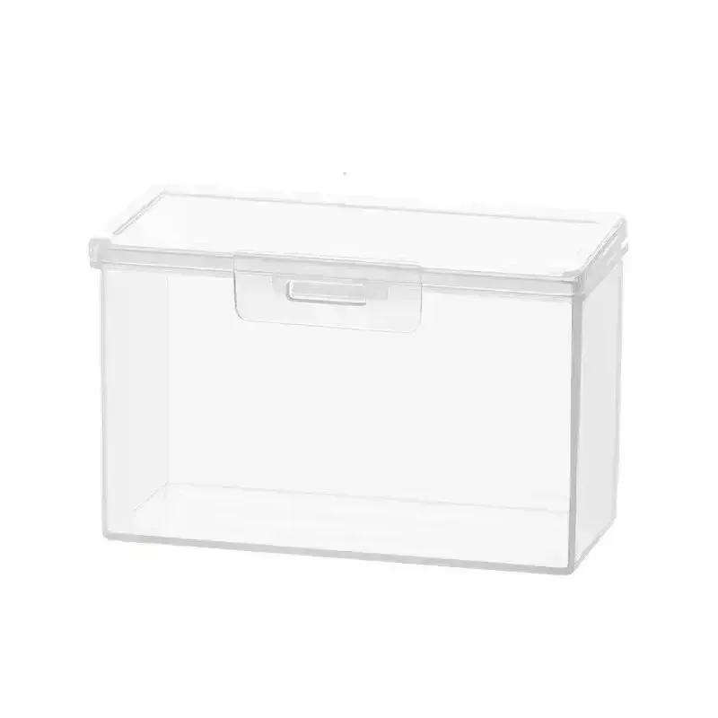 Clear Plastic Card Storage Box Organizer - Durable, Transparent Holder for Game Cards, Business Cards, Collectibles - Compact & Portable 10x6.5x4cm showcase 7