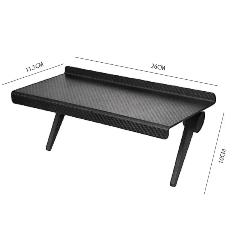Adjustable Computer TV Screen Top Shelf Mount Holder for Wireless Router Set-top Box - Durable ABS Plastic with Non-Slip Grip, Black/White Options thumbnail 6