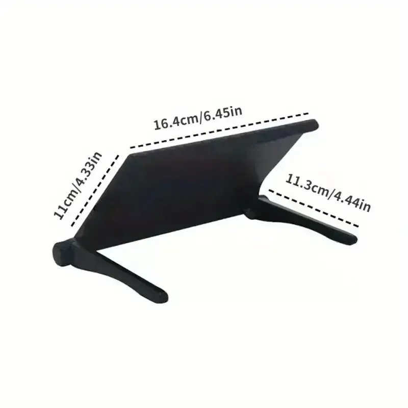 Adjustable Computer TV Screen Top Shelf Mount Holder for Wireless Router Set-top Box - Durable ABS Plastic with Non-Slip Grip, Black/White Options showcase 8