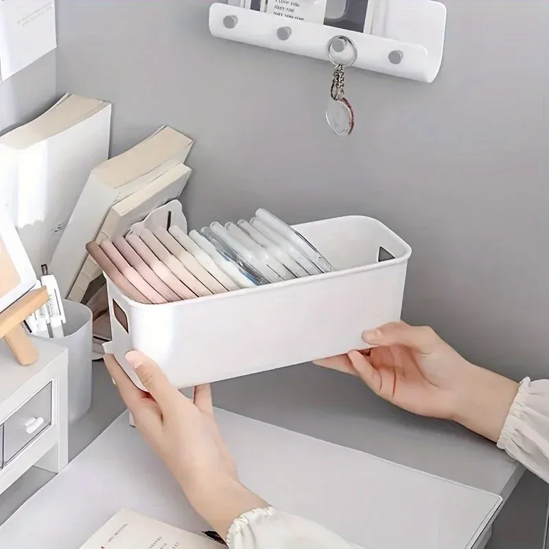 10pcs Large Capacity Multifunctional Storage Box for Desktop Sundries, Underwear, and Home Organization - Durable Plastic Organizer Bins showcase 3