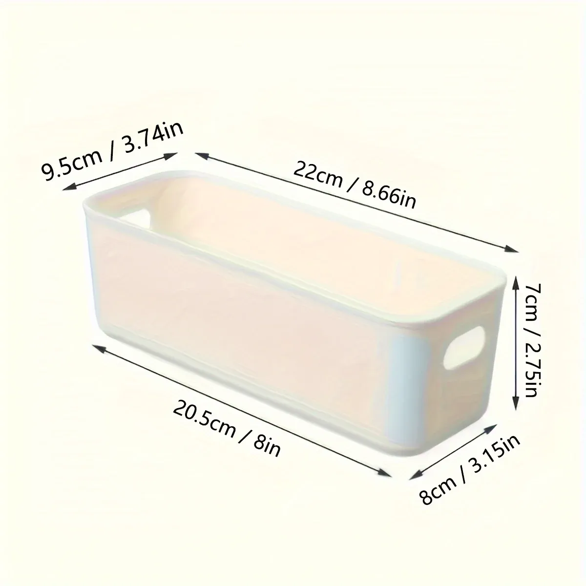 10pcs Large Capacity Multifunctional Storage Box for Desktop Sundries, Underwear, and Home Organization - Durable Plastic Organizer Bins thumbnail 4