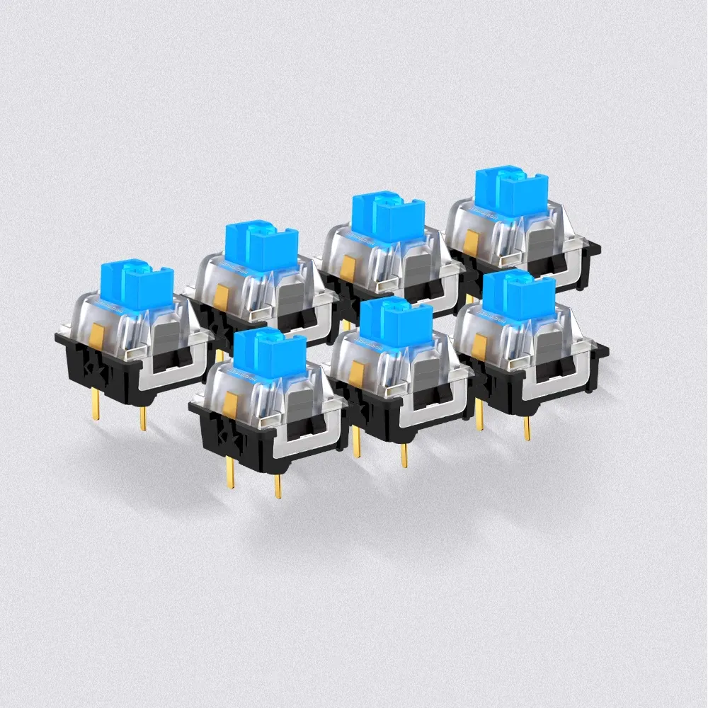 REDRAGON Mechanical Keyboard Switches - RGB MX 3-Pin Clicky, Linear, Tactile Options (Red, Blue, Black, Brown, Purple) for Backlit Keyboards thumbnail 6
