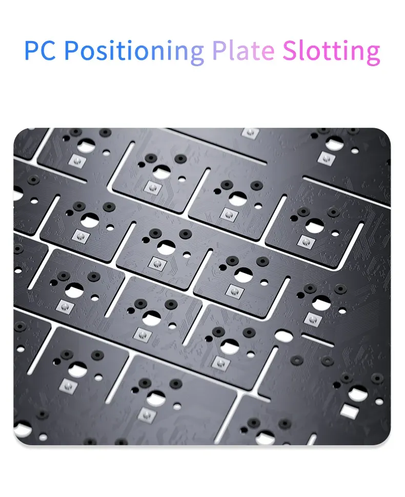 AJAZZ AK820 Pro Tri-Mode Mechanical Gaming Keyboard - 70% Compact RGB Hot-Swappable Layout for PC/Mac, Wired & Wireless Connectivity showcase 12