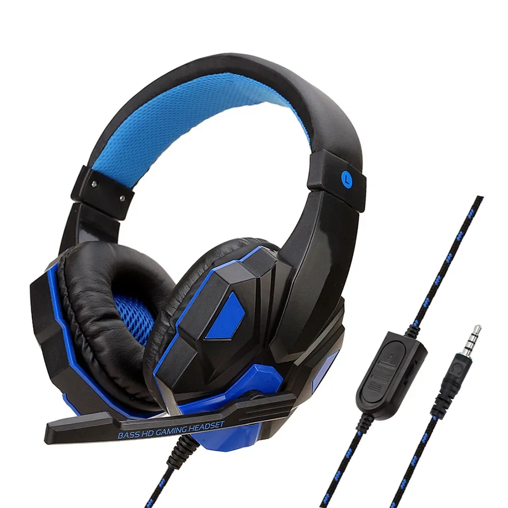Wired Gaming Headset for PS4/PS5/Xbox/PC/Smartphone with Noise Cancelling Mic, 120° Adjustable, Super Bass, HD Sound, Ergonomic Comfort showcase 4
