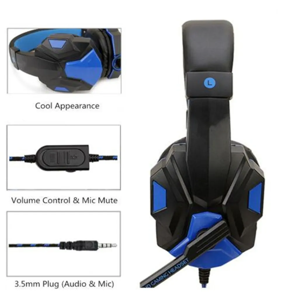 Wired Gaming Headset for PS4/PS5/Xbox/PC/Smartphone with Noise Cancelling Mic, 120° Adjustable, Super Bass, HD Sound, Ergonomic Comfort showcase 9