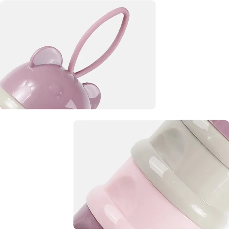 3/4 Tier Portable Milk Powder Container Dispenser Spill Resistant Food Storage Carton for Babies 1-6 Years Old Travel showcase 10