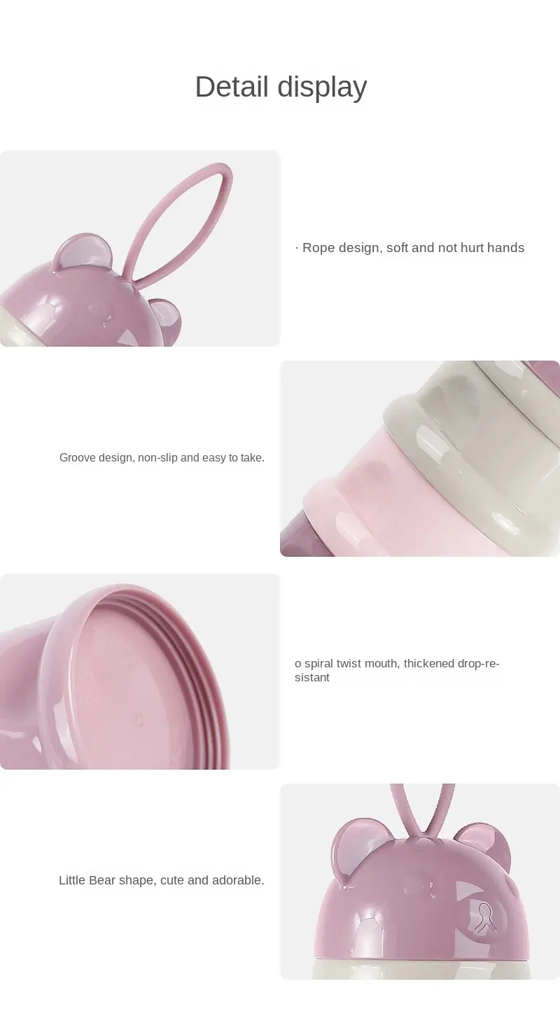 3/4 Tier Portable Milk Powder Container Dispenser Spill Resistant Food Storage Carton for Babies 1-6 Years Old Travel showcase 8