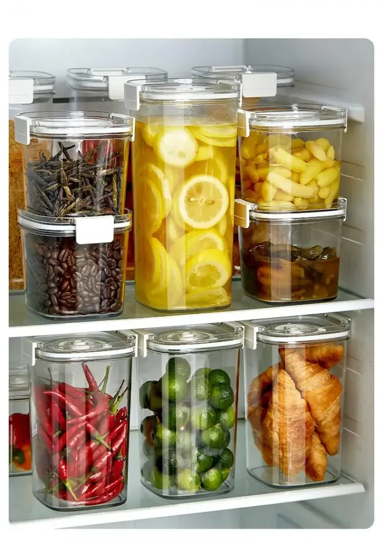 Airtight Vacuum Sealed Food Storage Container Jar for Coffee Beans, Cereals, Tea - Moisture-Proof Kitchen Canister with Pump Option showcase 7