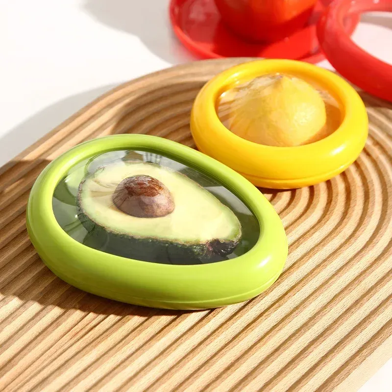 Reusable Kitchen Storage Box for Fruits, Vegetables, Avocado, Tomato, Lemon, Onion - Fresh-Keeping Crisper Container for Kitchen Gadgets thumbnail 3