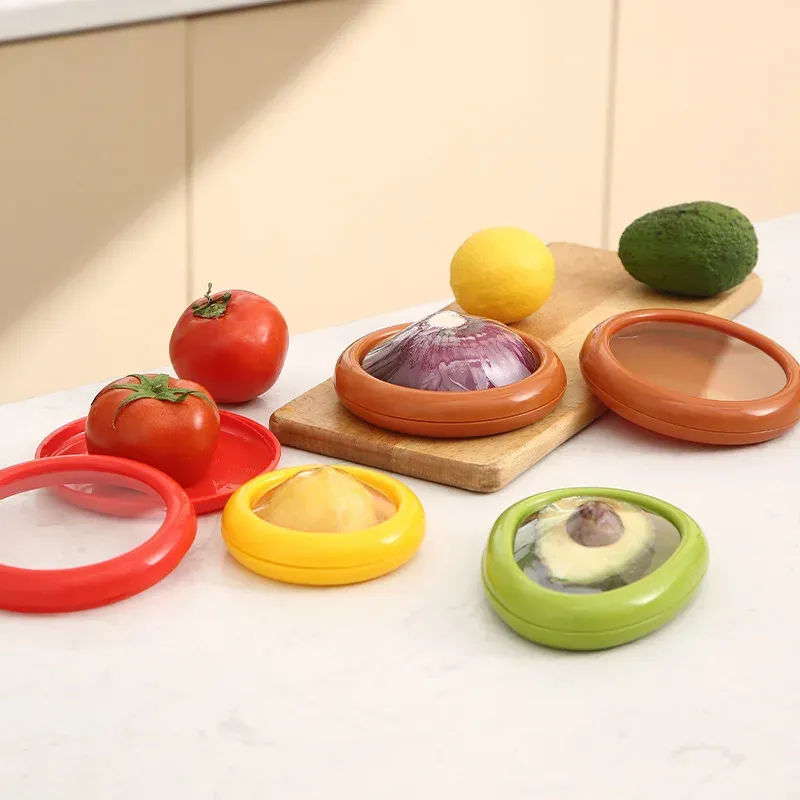 Reusable Kitchen Storage Box for Fruits, Vegetables, Avocado, Tomato, Lemon, Onion - Fresh-Keeping Crisper Container for Kitchen Gadgets showcase 8