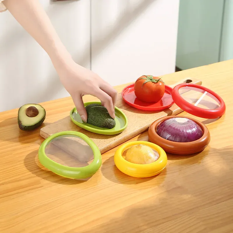 Reusable Kitchen Storage Box for Fruits, Vegetables, Avocado, Tomato, Lemon, Onion - Fresh-Keeping Crisper Container for Kitchen Gadgets showcase 7