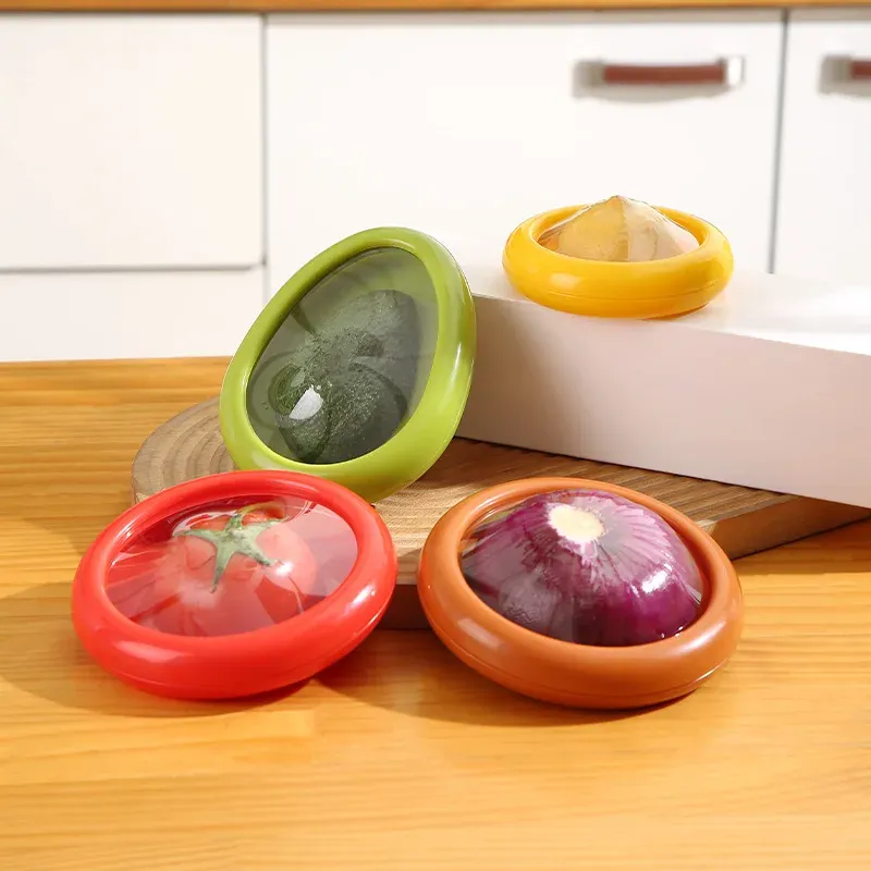 Reusable Kitchen Storage Box for Fruits, Vegetables, Avocado, Tomato, Lemon, Onion - Fresh-Keeping Crisper Container for Kitchen Gadgets showcase 6