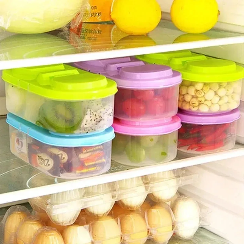 Portable Plastic Food Container Lunch Box for Kids - Healthy, Durable, Leak-Proof for School, Picnic, Camping, Travel - Reusable Meal Prep Storage thumbnail 3