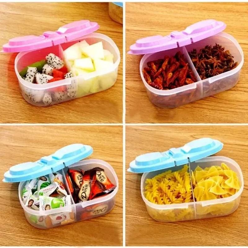 Portable Plastic Food Container Lunch Box for Kids - Healthy, Durable, Leak-Proof for School, Picnic, Camping, Travel - Reusable Meal Prep Storage thumbnail 4