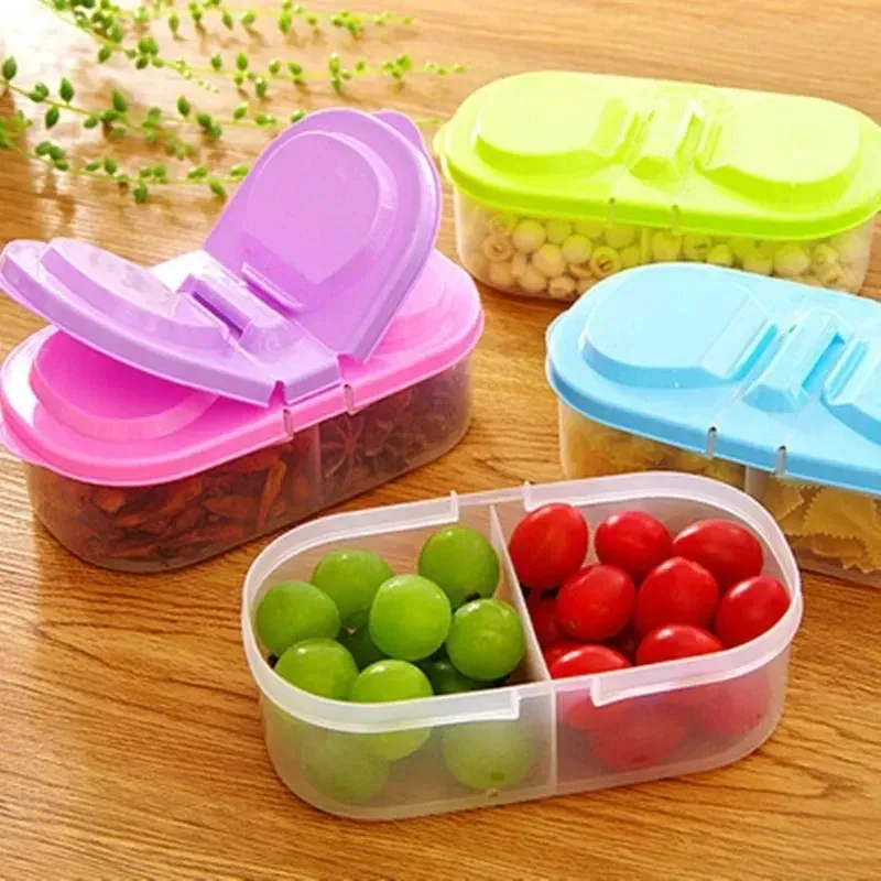 Portable Plastic Food Container Lunch Box for Kids - Healthy, Durable, Leak-Proof for School, Picnic, Camping, Travel - Reusable Meal Prep Storage thumbnail 2