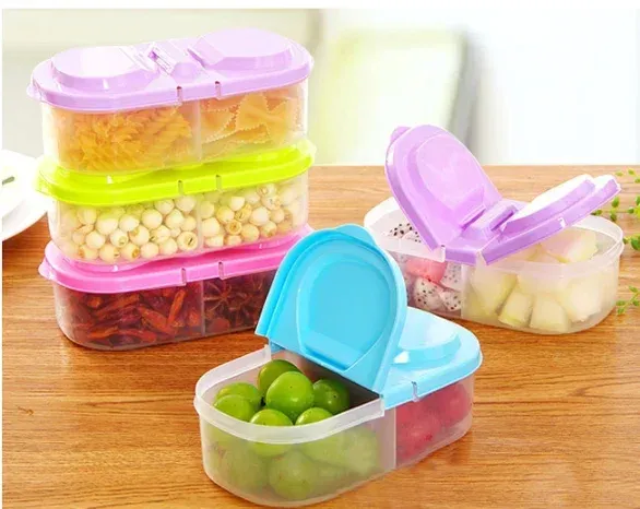 Portable Plastic Food Container Lunch Box for Kids - Healthy, Durable, Leak-Proof for School, Picnic, Camping, Travel - Reusable Meal Prep Storage showcase 3