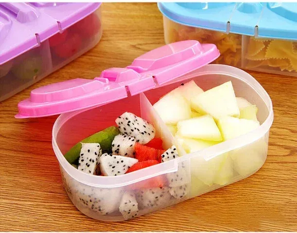 Portable Plastic Food Container Lunch Box for Kids - Healthy, Durable, Leak-Proof for School, Picnic, Camping, Travel - Reusable Meal Prep Storage showcase 5
