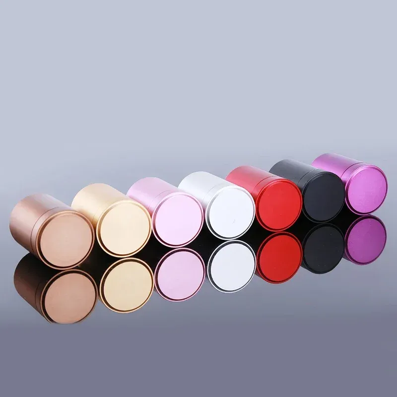 Mini Portable Stainless Steel Storage Container Jar - Airtight Sealed Travel Can for Nuts, Candy, Tea, Food - Solid Color Compact Design showcase 14