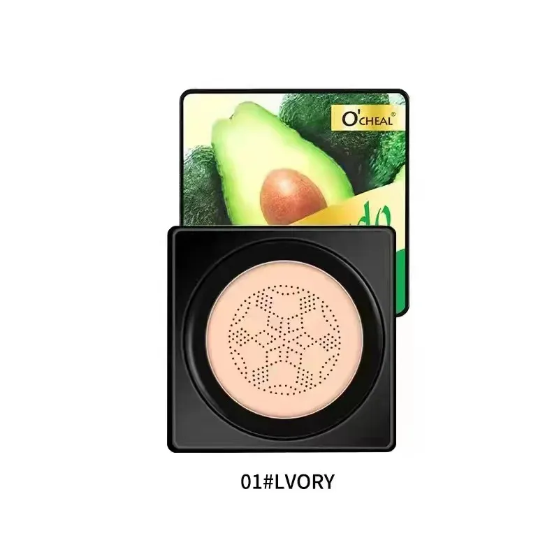 OCHEAL Mushroom Head BB Cream Foundation Cushion Compact with Puff for Flawless Face Makeup, Natural Concealer Base for All Skin Tones, Gift Boxed showcase 10