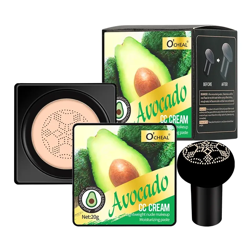 OCHEAL Mushroom Head BB Cream Foundation Cushion Compact with Puff for Flawless Face Makeup, Natural Concealer Base for All Skin Tones, Gift Boxed showcase 9