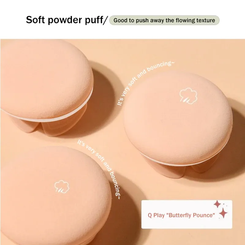 P.TWO.P Air Cushion BB Cream with Butterfly Powder Puff - Moisturizing Foundation, Concealer, Whitening, Oil-Control, Waterproof Makeup for Flawless Complexion showcase 7