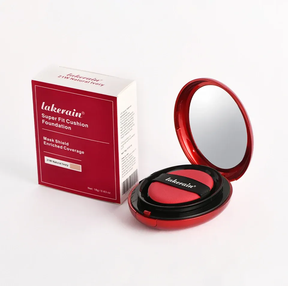Lakerain Super Fit Cushion Foundation: Long-Lasting 72-Hour Semi-Matte Finish, Buildable Coverage, SPF Sun Protection, Waterproof Face Base Makeup for All Skin Types showcase 12