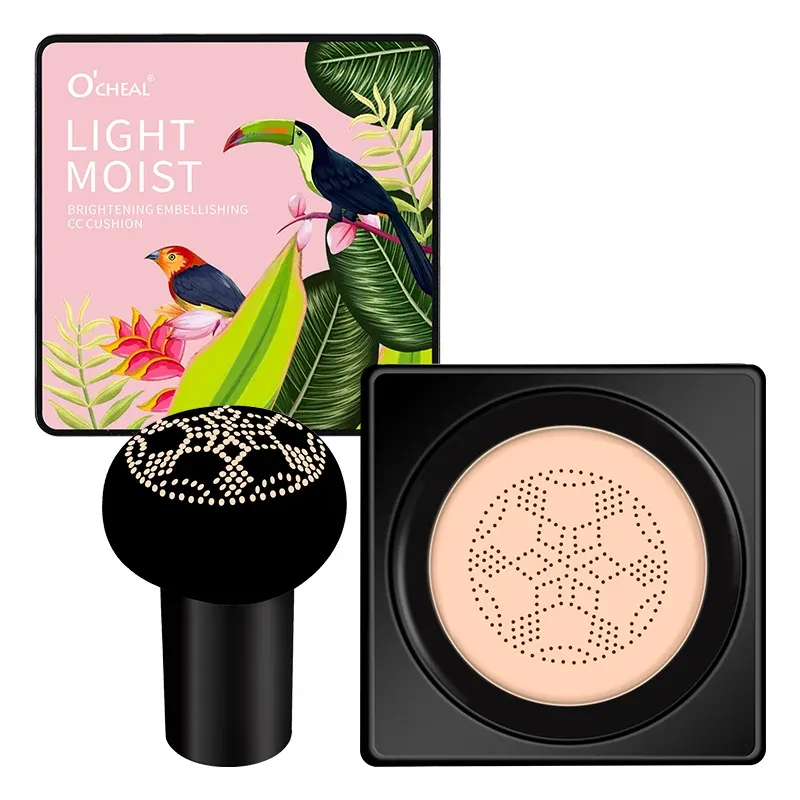 OCHEAL Mushroom Head BB Cream Foundation Cushion Compact - Full Coverage Concealer with Puff for Flawless Face Makeup Base thumbnail 5