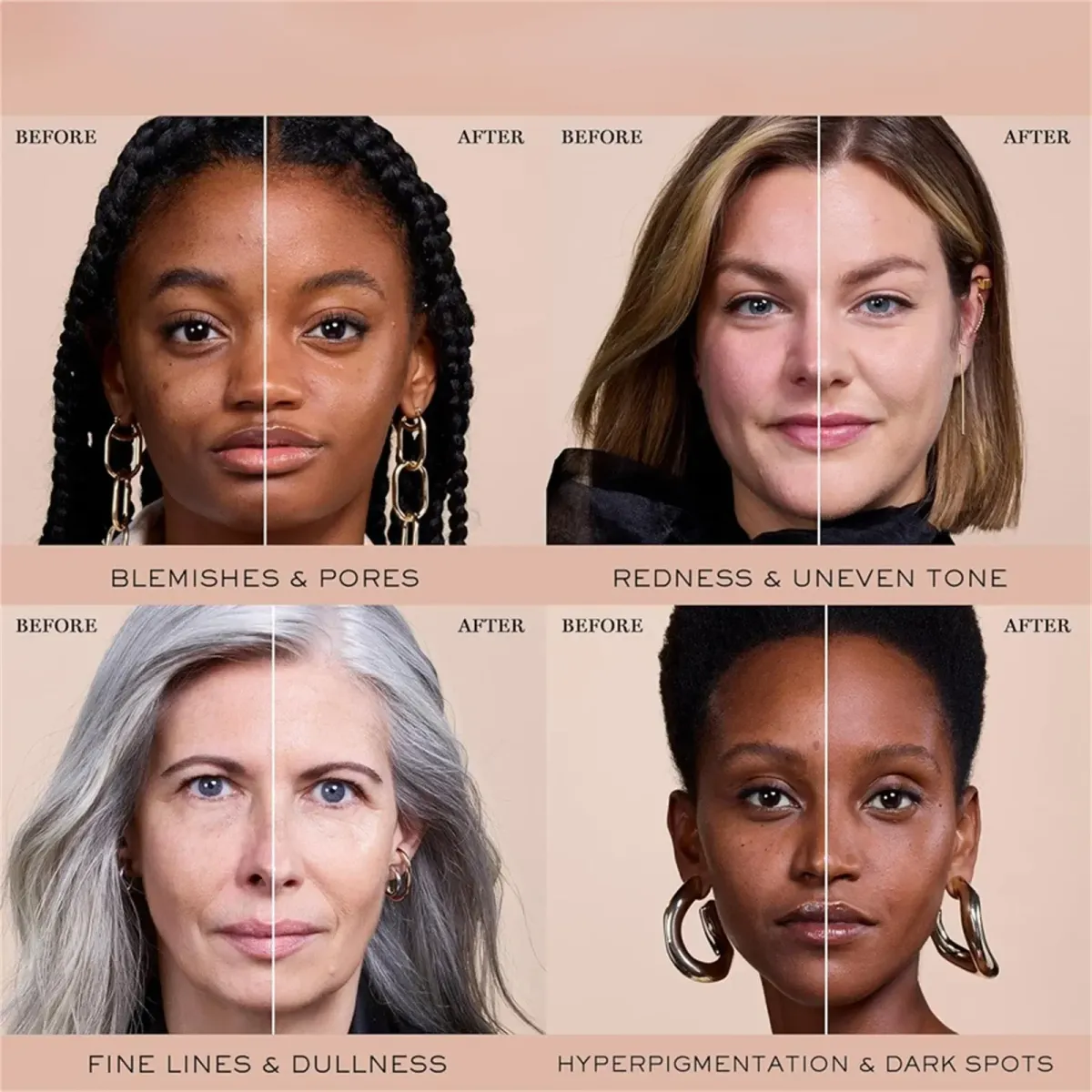4-in-1 Color Changing Liquid Foundation with SPF50+ | Long-Wearing, Moisturizing, No Makeup Removal, Sweat-Proof for Flawless Glow showcase 7