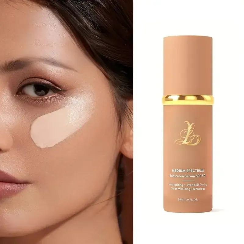 4-in-1 Color Changing Liquid Foundation with SPF50+ | Long-Wearing, Moisturizing, No Makeup Removal, Sweat-Proof for Flawless Glow thumbnail 2