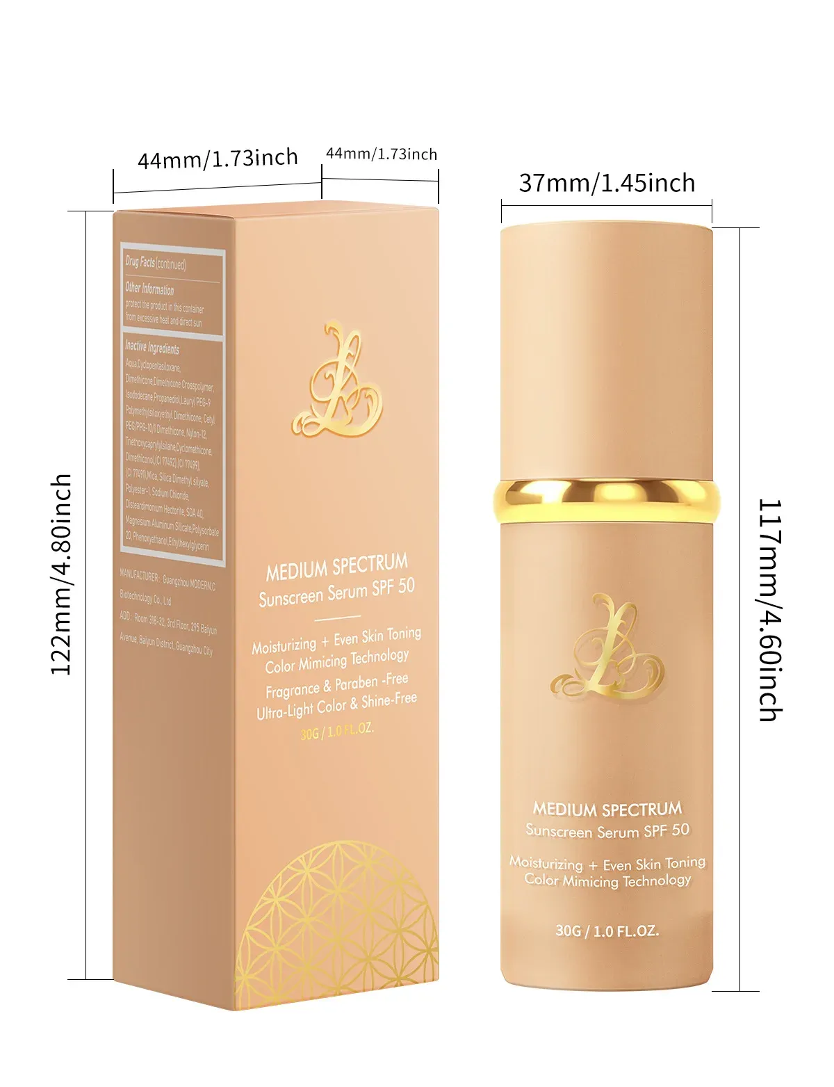 4-in-1 Color Changing Liquid Foundation with SPF50+ | Long-Wearing, Moisturizing, No Makeup Removal, Sweat-Proof for Flawless Glow showcase 6