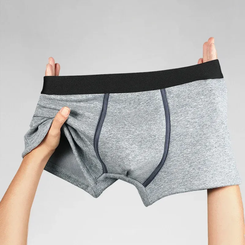 3-Pack Men's Thermal Underwear Boxer Briefs - Warm Velvet Thickened Cold-Proof Sports Shorts for Autumn Winter thumbnail 3